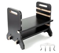 KROYBE - Adjustable Piano Foot Rest Bench - Heavy Duty Wooden Footrest Stool for Posture & Comfort