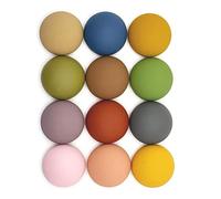 KROYSEA 12PCS Strong Fridge Magnets, Colorful Decorative Matte Refrigerator Magnets, Cute Classroom Whiteboard Magnets, for Office Classroom Cabinets and Dishwasher