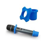 KROYWACHS Microphone Soft Silicone Skidproof Case 6 sets Wired/Wireless Mic Anti-Slip Base Non-Skid Ring KTV Replacement Drop Resistance Circle for Bottom Rod Sleeve Holder