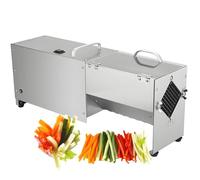 KRQDBCZ Commercial Cucumbers Strip Chopper,7 mm 10 mm 14 mm Even Cutting,Simple Cleaning,for Potatoes Carrots Onions 10mm (14mm)