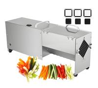 KRQDBCZ Commercial Cucumbers Strip Chopper,7 mm 10 mm 14 mm Even Cutting,Simple Cleaning,for Potatoes Carrots Onions 10mm (Allsizes)