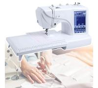 KRQDBCZ Commercial Sewing Embroidery Machine,for Fashion Designers and Tailors,7" LCD Display Auto Embroidery Tool,64 Background Colors