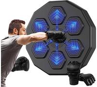 KRQDBCZ Electronic Music Boxing Machine, Boxing Training Punching Equipment, Wall Mounted Boxing Machine, Smart Boxing Target Workout Machine