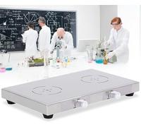 KRQDBCZ Multi-Position Magnetic Stirrer, Lab Magnetic Stirrer, Independent Control, 200-2000 RPM Speed Stirrer Machine, Stainless Steel Work Plate, for Lab Use (2) (2)