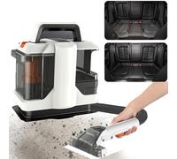 KRQDBCZ Portable Multi-Purpose Handheld Carpet and Upholstery Cleaner, High Power 450W with 11Kpa Suction, Includes 2 Brush Heads for Effective Cleaning on Pets, Stairs, Car Seats, and Couches