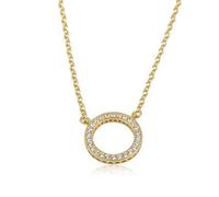 KRRKQH 3 Kinds Of Clear Hearts Hollow Round Shape Necklaces Jewelry Choker For Women