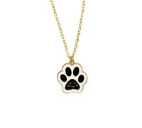 KRRKQH Girl Products And Men, 925 Sterling Silver Animal Pet Cat's Dog's Pendant Footprints, Paw Necklace For Women, Charms s