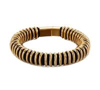 KRRKQH Men's Bracelet Boys, Bangle Men's ic Pledge Bangle Bracelet Stainless Steel with Magnetic Clasp