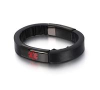 KRRKQH Men's Bracelet with Engraving, Bangle Delicate Wave Bracelet Boys Bracelet Stainless Steel with Safety Clasp
