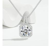 KRRKQH Twelve Stars Stone Sugar Cube Necklace