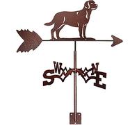 KRRKQH Weather Vane Roof Mount Farmhouse Weathervane Creative Wind Direction Indicator with Anti-Rust Coating for Outdoor Metal Bracket