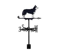 KRRKQH wind with Animal Dog Puppy Pattern Ornament Roof/Garden Mount Yard Farm Scene,Weather Vane Direction Indicator Measuring Tool Decoration,Siberian Husky