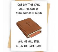 Krsaiy Sentimental Friendship Card For Best Friend, Still On The Same Page Witty Gift, Loyal Anniversary Greeting Card For Him Her