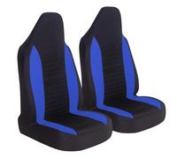 KRTHNI 2PCS Breathable Car Seat Covers Front, for Toyota Land Cruiser Prado 2003-2020, Bucket One-Piece Auto Front Seat Protectors Airbag Compatible, Car Seat Accessories,B-Blue