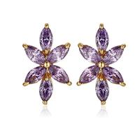 KRUCKEL Nature, essence of life, origin of lives, natural, genius, glorious pure, quiet silence, peaceful, worry-free, everything is fine earrings made with Zirconia - 7071084