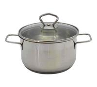 Krüger Casserole " Manhattan " Ø16cm Saucepan Stainless With Glass Lid 1,5 Litre