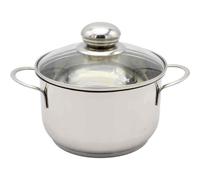 Krüger Casserole " Saturn " Ø 16cm Stainless Saucepan Cooking With Glass Lid