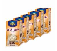 Krüger Chai Latte Sweet India, Choco, Milk-Tea, 5 Pack, 5 x 10 Sachets