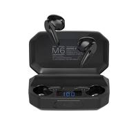 Krüger&Matz KMPM6-B Headphones with Power Bank In-Ear Headphones Black