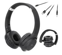 Krüger&Matz Wave 2 Wireless Earphones with Built-in Microphone, Control Buttons, Micro SD Card Slot, KM0629, Black