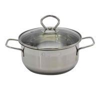 Krüger Stewing Pan " Manhattan " 16cm Saucepan Stainless Glass Lid,Also