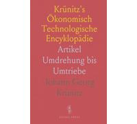 Krünitz's Ökonomisch Technologische Encyklopädie: Artikel Umdrehung bis Umtriebe