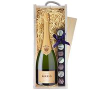 Krug Grande Cuvee Champagne & Truffles, Wooden Box 75cl 12.5% abv