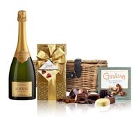 Krug Grande Cuvee Editions Brut Champagne and Chocolates Hamper 75cl