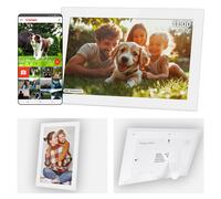Kruger&Matz FRAMEO Wi-Fi 10.1" digital photo frame, high quality white panel