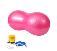 KRUIHAN Pink Peanut Ball with Pump, Sensory Balls for Autism Kids & Physio