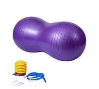 KRUIHAN Purple Peanut Ball with Pump, Birthing Ball for Prenatal Support