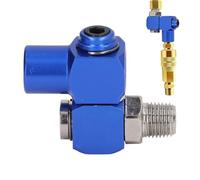 Krujecnt Air Hose Connectors - 360 Degree Swivel Air Hose Connectors - Aluminum Attachments Tool Accessories for HVAC Manufacturing Truck Automotive Industrial Nozzle Applications