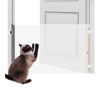 Krujecnt Cat Gate for Doorway - Retractable Adjustable Safety Fence - Doorway Gates for Pet - for Kitchen Bedroom Hallway Garage Living Room Apartment Kitten Bunny Puppy Animals