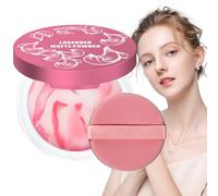 Krujecnt Face Powder Makeup, Matte Face Powder, Waterproof Lightweight Oil Control Concealer Primer for Oily Skin Full Coverage Under-Eye Everyday Travel