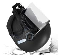 Krujecnt Full Face Motorcycle Helmet,Winter Light Weight Snowboard Helmet | Snowboard Men, Snow Sport Helmets, Warm Bikes, Removable Ear Protection, High-Definition Lenses For Skiing