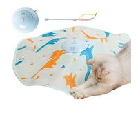 Krujecnt Interactive Kitten Toys | 4 Modes Exercise Electric Cat Toy For Bored Indoor Adult Cats | Cat Stimulation Toys For Indoor Cats Rechargeable, Voice-Activated Sensor For Play