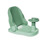 Krujecnt Kids Bathtub Seat, Little Duckling Portable Bath Seat for 6+ Months, Adjustable Foldable Backrest & Suction Cup, Anti-Slip Shower Chair for Baby Tub Sitting