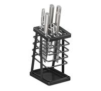 Krujecnt Kitchen Cutter Holder | Waterproof Carbon Steel Stand | Cutlery Utensil Holder,for Organization Hygiene Cooking Preparation Daily Home Kitchen Routine Convenience