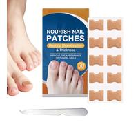 Krujecnt Nail Patches For Toenails, Moisturizing Oil For Dry Skin And Nails, Includes 50 Cleansing Pads And 1 File, Complete Kit For Healthy Cuticles
