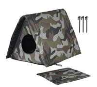 Krujecnt Stray Cats Shelter, Outdoor Cat House Cat Bed Waterproof Foldable Warm Pet Cave For Winter, Cat Tent House Outdoors, Kitten Cave For FeraI Cat Dog Puppy