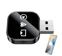 Krujecnt Wireless Car Adapter,Plug and Play Dongle | Wireless Conversion - for Daily Commuting Long Distance Travel Highway Navigation Calling Parking Assistance