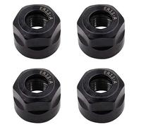 Kruluuvia 4Pcs ER11-A Type M14 Thread Collet Clamping Hex Nuts, for CNC Milling Chuck Holder Lathe
