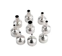 Kruluuvia 9Pcs/Set Welding Nozzle Replacement Accessories for Hot Air -Tool Different Sizes Nozzles for 8858 8898 858D 8586 Multifunction Use Nozzle