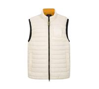 Krumba Lightweight Puffer Gilet for Men: Quilted Nylon Bodywarmer Sleeveless Vest for City Commute Morning Dog Walks & Weekend Outdoor Adventures Bone Size 3XL
