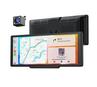 Krunia 8.1" Wireless Portable 60FPS Car Play Screen for Apple CarPlay & Android Auto, OTA Updates, Backup Camera, Mirror Link, Bluetooth, Voice Control, GPS Navigation