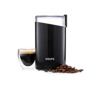 Krups Coffee Grinder and Spice Mill, 200W, 75g Capacity, Black | Up to 12 Cups, One-Touch Operation, Stainless Steel Blades, Coffee Beans, Spices, Nuts, Herbs, F2034238