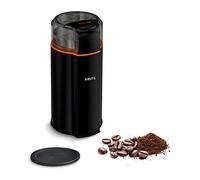 Krups Electric Coffee Grinder, Stainless Steel Blade, Power 175 W, Silent and Versatile Grain Grinder, Dishwasher Safe, Simple Operation, Silent Vortex Black GX332810