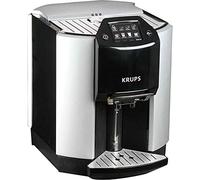 Krups Espresseria EA9010 Bean to Cup Coffee Machine, Silver, Black, 17 Drinks, Self Cleaning, Touch Screen