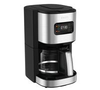 KRUPS KM480D10 Premium 24 Hour Programmable Coffee Maker, Metal, Brushed Stainless Steel