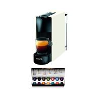 Krups Nespresso Essenza Mini Capsule Coffee Maker, 19-Bar Coffee Machine with 2 Coffee Programmes, Ultra-Compact Size and Auto-Off Function, 1450 W, 0.6 litres White